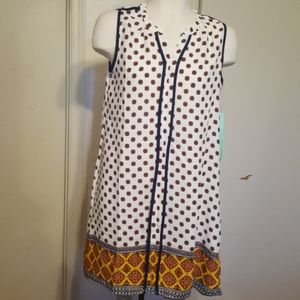 - Naif sleeveless Paisley dress